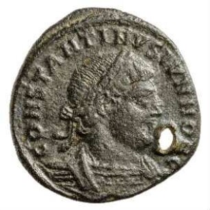 Münze, Follis, Aes 3, 330 - 335 n. Chr.