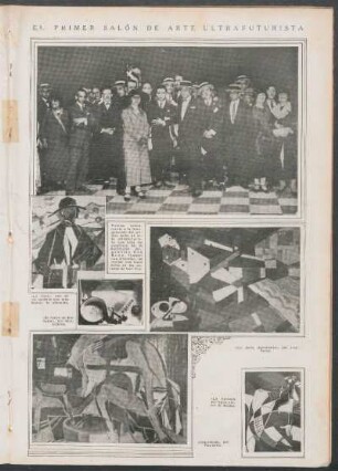 El primer salón de arte ultrafuturista