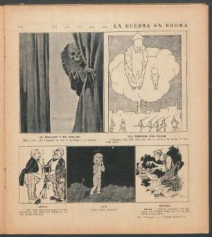 La guerra en broma - [Viñetas cómicas]