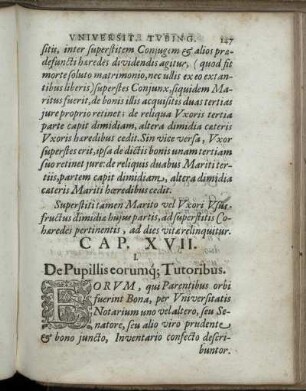 Cap. XVII. De Pupillis eorumque Tutoribus
