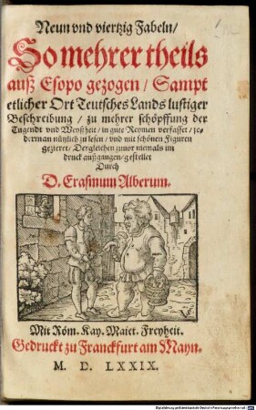 Neun und viertzig Fabeln