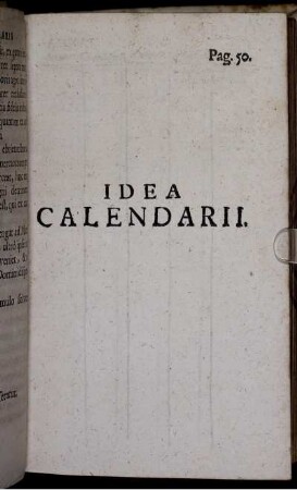 Idea Calendarii