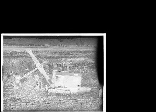 Staustufe Randersacker. Baumaßnahmen. Aufnahme ist nicht näher beschreibbar.