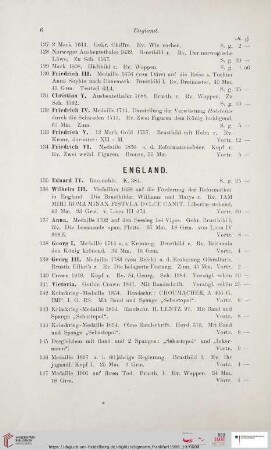 England (Nr. 135 - 147)