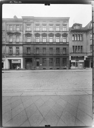 Stralsund-Altstadt, Schillstraße. Wohnhaus. Straßenfront