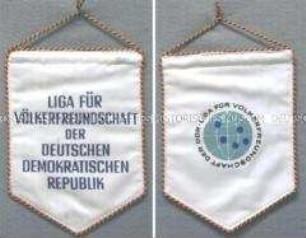 Wimpel der Liga für Völkerfreundschaft der DDR