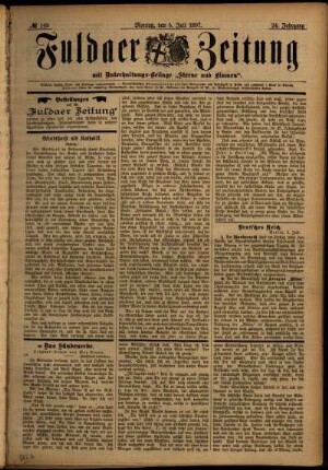 Ausgabe vom Montag, den 05. Juli 1897.