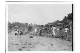 Straßenbau in Thailand : Phetchaburi. Straßenbau in Petchaburi, 1909