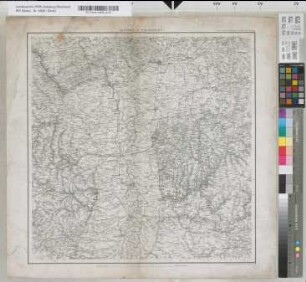 W. Liebenows Karte der Rheinprovinz und der Provinz Westfalen. Section VI (Frankfurt). Verlag, Stich und Druck des Berliner Lith. Instituts