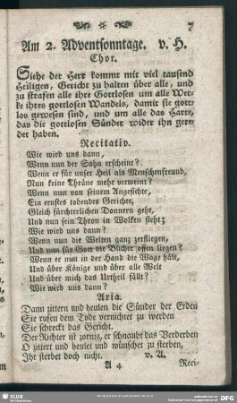 Am 2. Adventsonntage