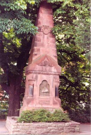 Weerthdenkmal / Weerthplatz. Detmold. Weerthplatz. Papierabzug