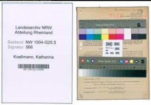 Entnazifizierung Katharina Koellmann , geb. 23.06.1892 (Schneiderin)