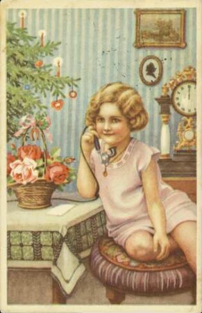 [Telefonat unter dem Tannenbaum]