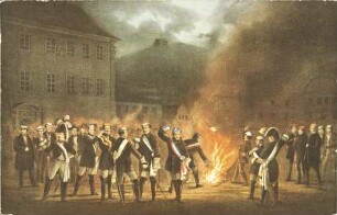 Heidelberg - Fackelzug der Studenten [R]