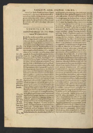 Codicis Lib. XII. Summa brevis omnium Lib. XII. Titulorum ex Wes. oeconom. iur.