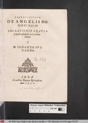 Propositiones : De Angelis Bonis Et Malis