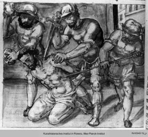 La Franceschina : Martyrium von Franziskanern durch Erstechen und Enthauptung
