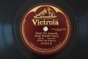 Faust : Dio possente (Even bravest heart); (act 2) / (Gounod)