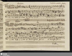 1064. Cavatina: Il cor dal seno / Traetta, T.