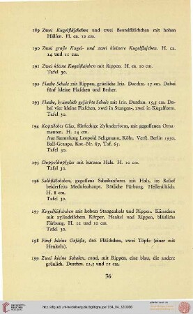 IV. Syrische Gläser (Nr. 183-216)
