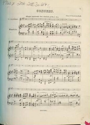 Concert (A-Dur) für Violine und Orchester : op. 6