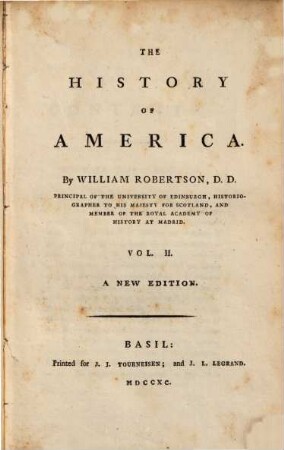 The history of America, 2.