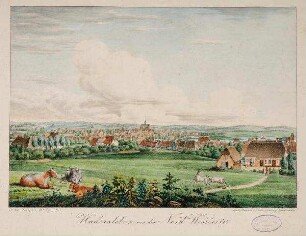 Hadersleben von der Nord-Westseite.
