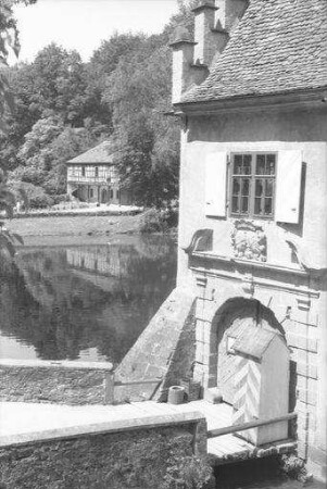 Mespelbrunn: Schlosseingang