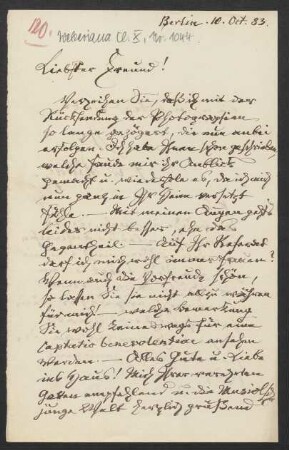 Brief an Robert Musiol : 10.10.1883