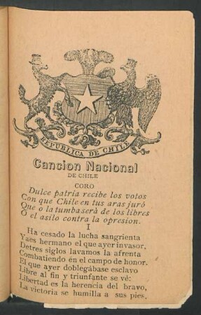 Canción nacional de Chile