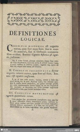 Definitiones Logicae