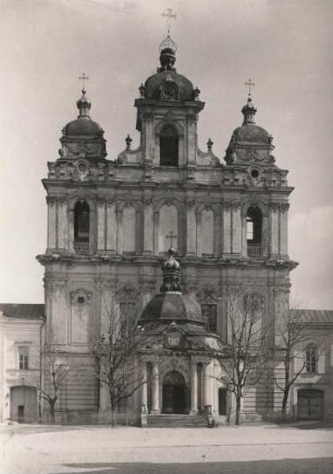 Vilnius. Kasimir-Kathedrale. Außenansicht von Südwest