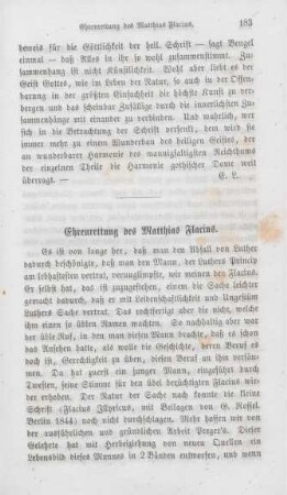 183-206 Ehrenrettung des Matthias Flacius