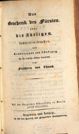 Neue Bühnenstücke