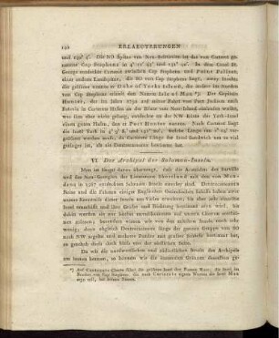 VI. Der Archipel der Salomon-Inseln