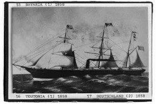 Teutonia (1856), Hapag.- Hamburg-Amerikanische Packetfahrt-Actien-Gesellschaft, Hamburg, Hapag-Lloyd AG, Hamburg