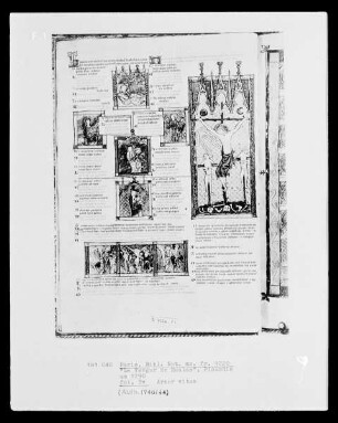 La Verger du Soulas, Folio 3 verso, Christus am Kreuz