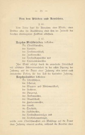 Von den Würden und Aembtern