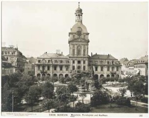Paradeplatz mit Kaufhaus, Mannheim: Ansicht