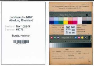 Entnazifizierung Heinrich Burda, geb. 11.12.1898 (Schreiner)