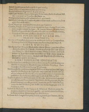 Liber Poeticus Et Ad Rem Metricam Pertinens.
