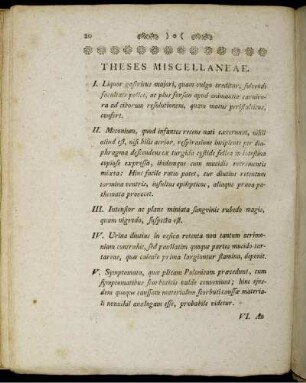 Theses Miscellaneae.