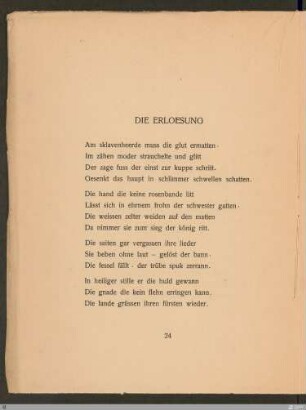 Die Erloesung