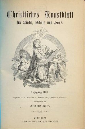 Christliches Kunstblatt für Kirche, Schule u. Haus. 32. 1890