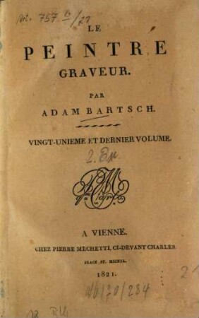 Le peintre graveur, 21