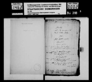 Inventar über die Verlassenschaft des Basil Müller in Inneringen
