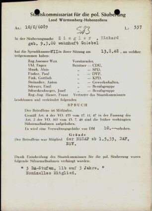Ziegler, Richard