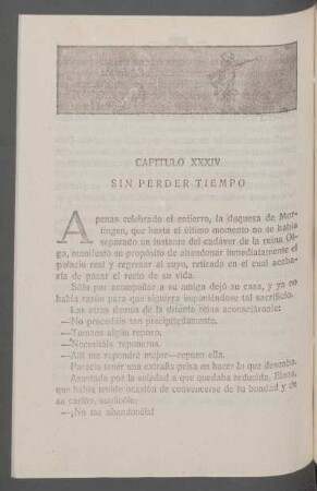 Capítulo XXXIV - Sin perder tiempo