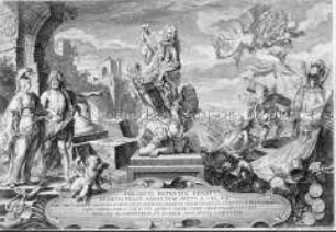 Pollenti Potentiq. Genio Eugenii ... Apotheose des Eugen Prinz von Savoyen