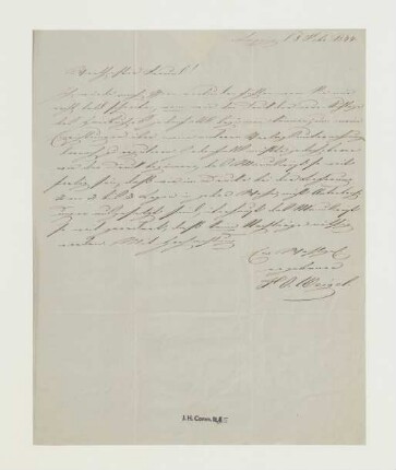 Brief von Theodor O. Weigel an Joseph Heller